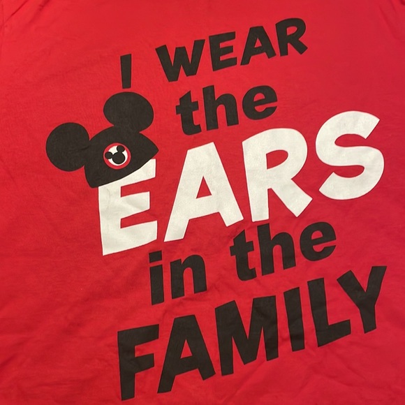 UniSex Red Disney T-Shirt Size Large - Picture 2 of 6